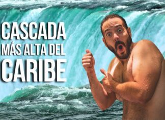 Sumergidos en la cascada más alta del Caribe