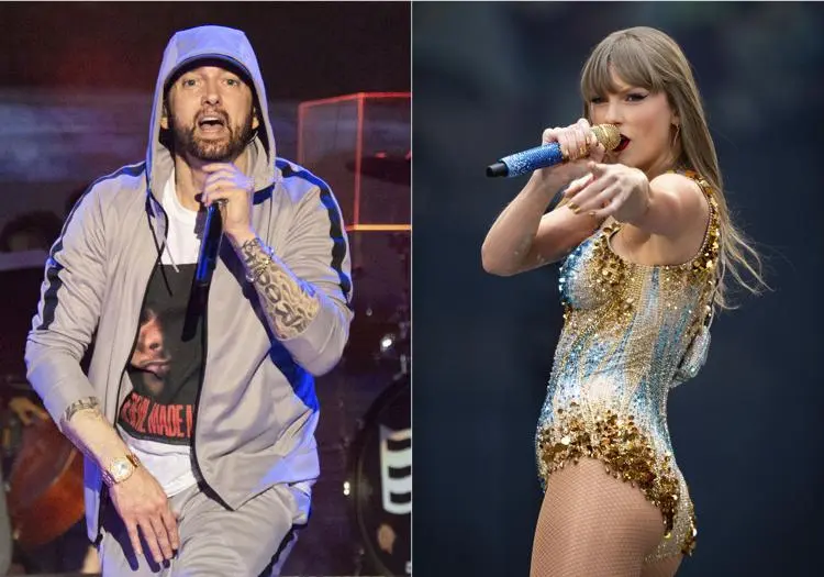 Eminem pone fin al histórico reinado de álbum de Taylor Swift