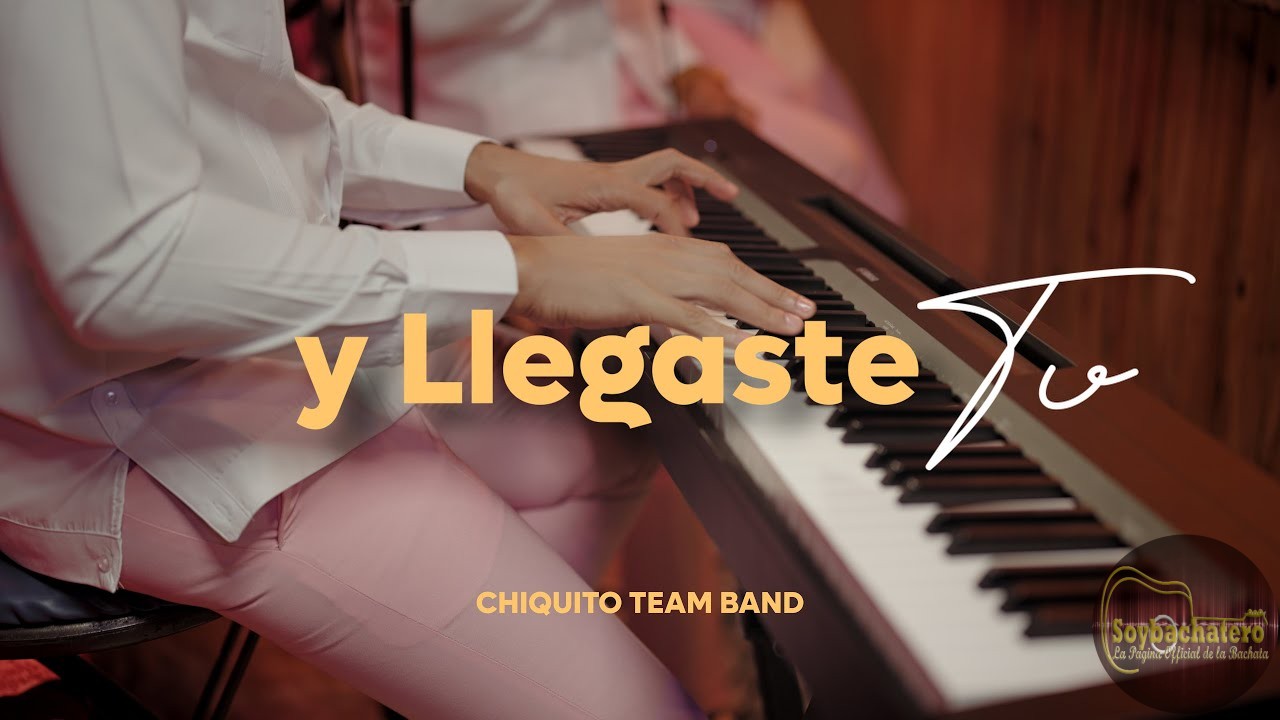 CHIQUITO TEAM BAND – Y LLEGASTE TÚ (SESSION LIVE 2024) | A NUESTRO ESTILO